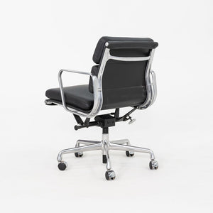 SOLD C. 2020 Herman Miller Eames Soft Pad Management Desk Chair in Black Leather 1x Available