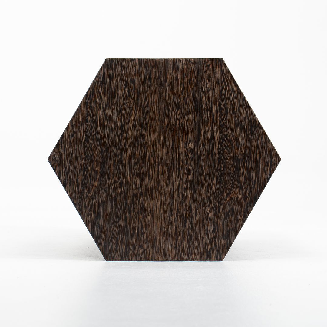 2016 Aeron Side Table by Rodolfo Dordoni for Minotti MDF, Sucupira Wood Veneer.