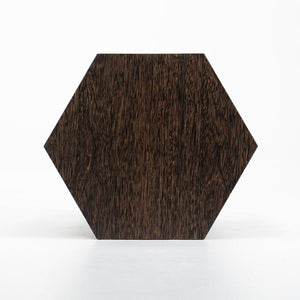 2016 Aeron Side Table by Rodolfo Dordoni for Minotti MDF, Sucupira Wood Veneer.