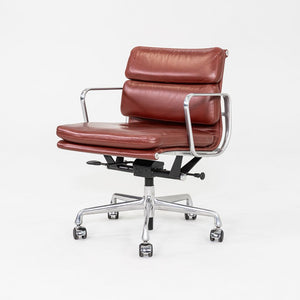 2012 Herman Miller Eames Soft Pad Management Desk Chair Rust Leather 10x Avail