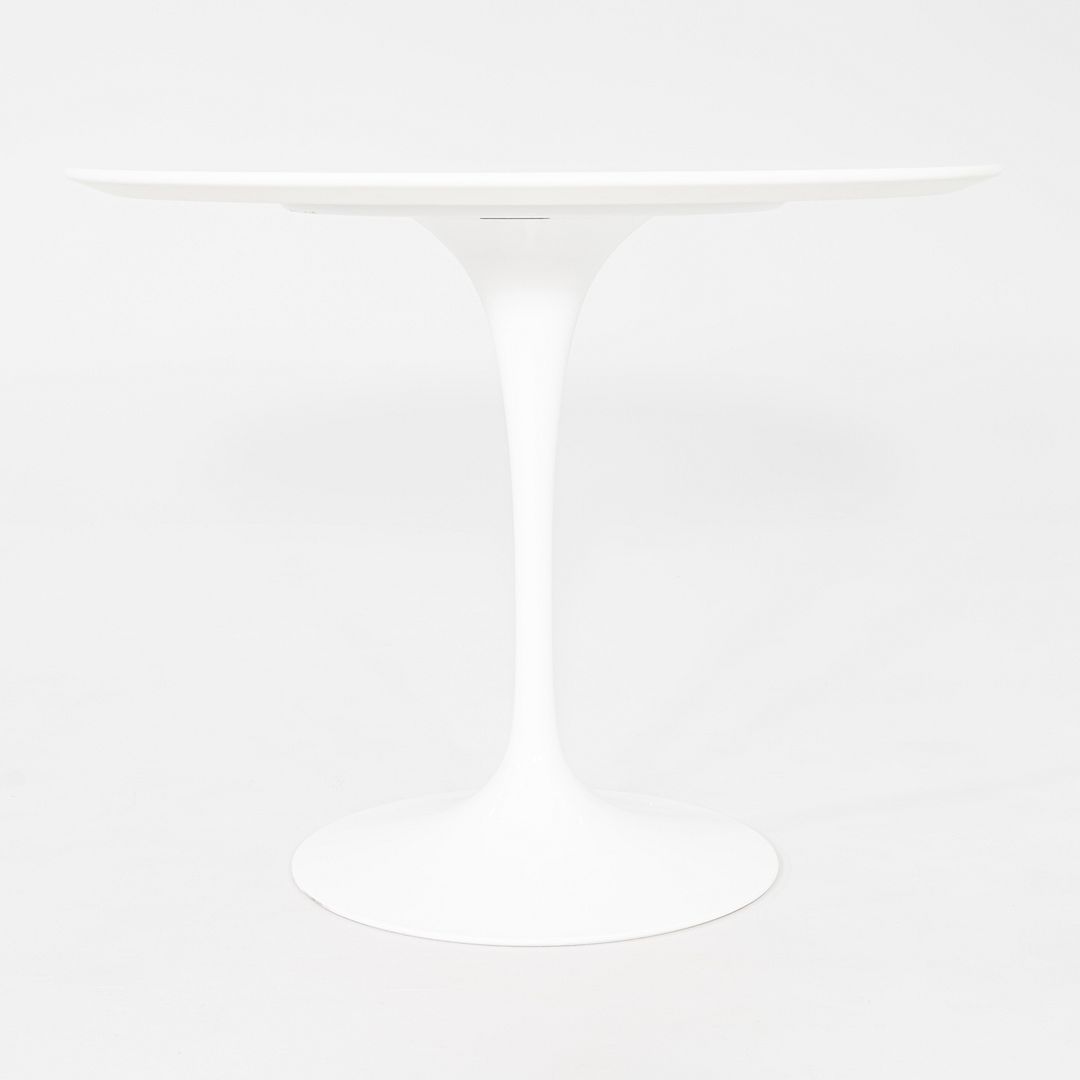2019 Eero Saarinen for Knoll Tulip Dining Table with White Laminate 36" Top