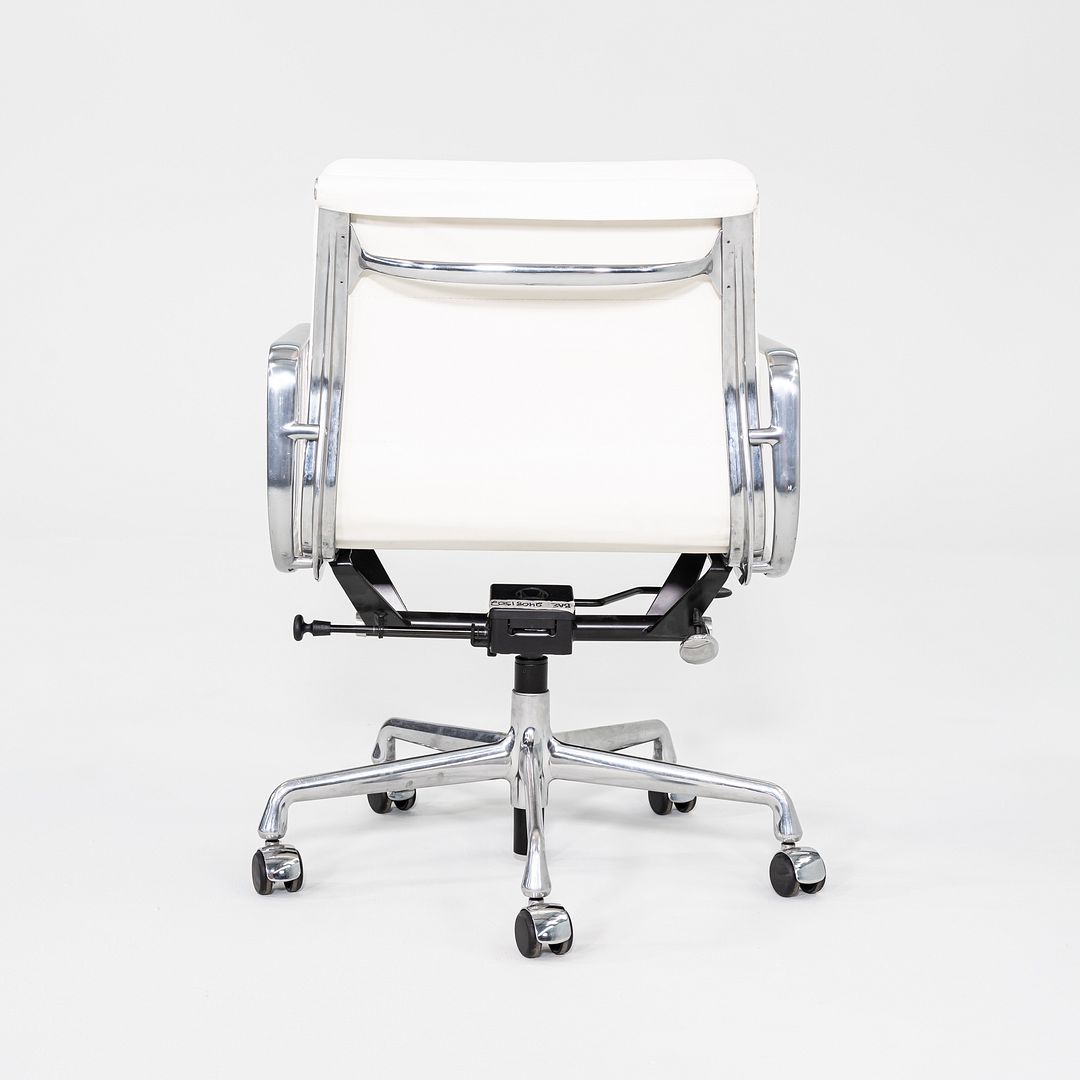 2020s Herman Miller Eames Soft Pad Management Desk Chair with White Leather