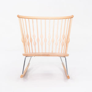 2010s Pair of Patricia Urquiola for Andreu World Nub Rocking Arm Chair in Beech