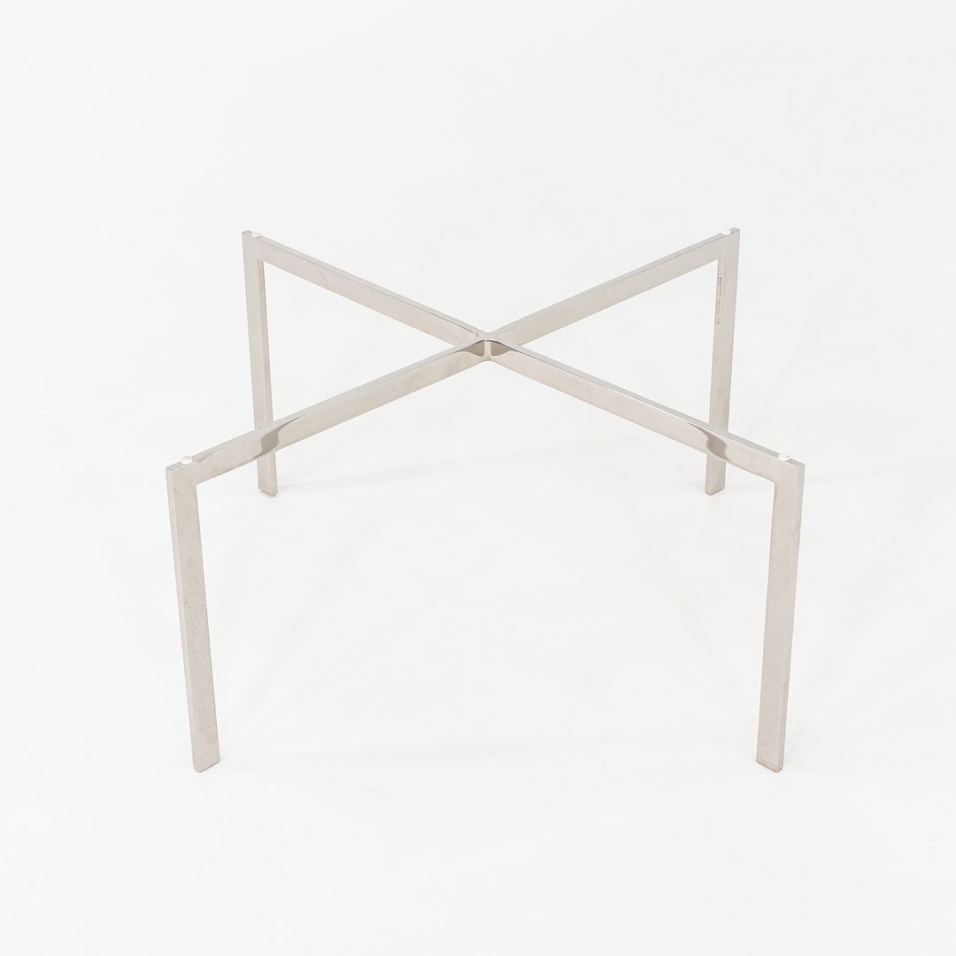 2005 Mies van der Rohe for Knoll Barcelona Coffee Table Stainless Steel & Glass