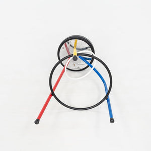 1980s Duplex Bar Stool byJavier Mariscal & Pepe Cortes for BD Barcelona w/ Vinyl