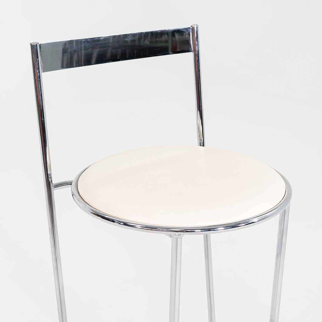 1980s Pair of Postmodern Musme Bar Stools by Emilio Nanni for Fly Line, Italy