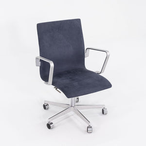 2023 Arne Jacobsen for Fritz Hansen Low Oxford Desk Chairs in Suede 11x Available