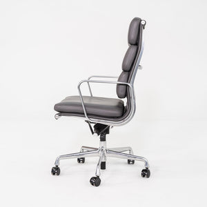 2017 Herman Miller Eames Soft Pad Executive Desk Chair Grey Leather 6x Available