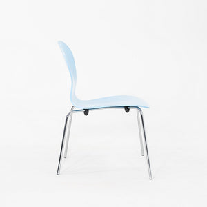 2010s Ross Lovegrove for Knoll Sprite Stacking Dining Chair Blue 11x Available