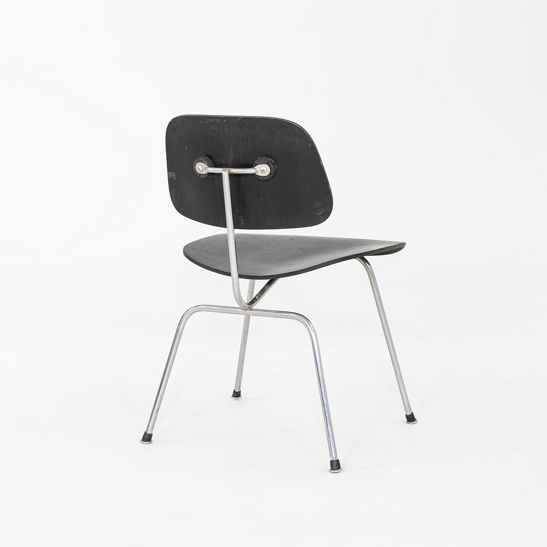 1954 Charles and Ray Eames for Herman Miller DCM Dining Chair w/ Ebonized Finish