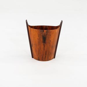1963 Brazilian Rosewood Waste Basket Einar Barnes for P.S. Heggen Made in Norway