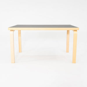 2012 Alvar and Aino Aalto for Artek Table 81B Dining Table / Desk Black 34x54"
