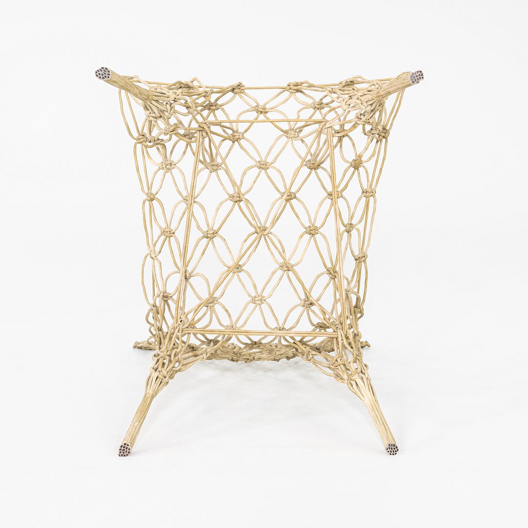 1990s Knotted Chair By Marcel Wanders / Droog for Cappellini in Green Rope