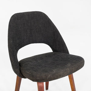 1960s Eero Saarinen for Knoll Armless Executive Dining Chair with Wooden Legs
