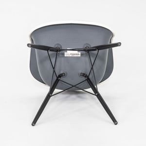 2022 Herman Miller Eames DAW Dining Chair Grey Fabric Upholstery & Eiffel Base