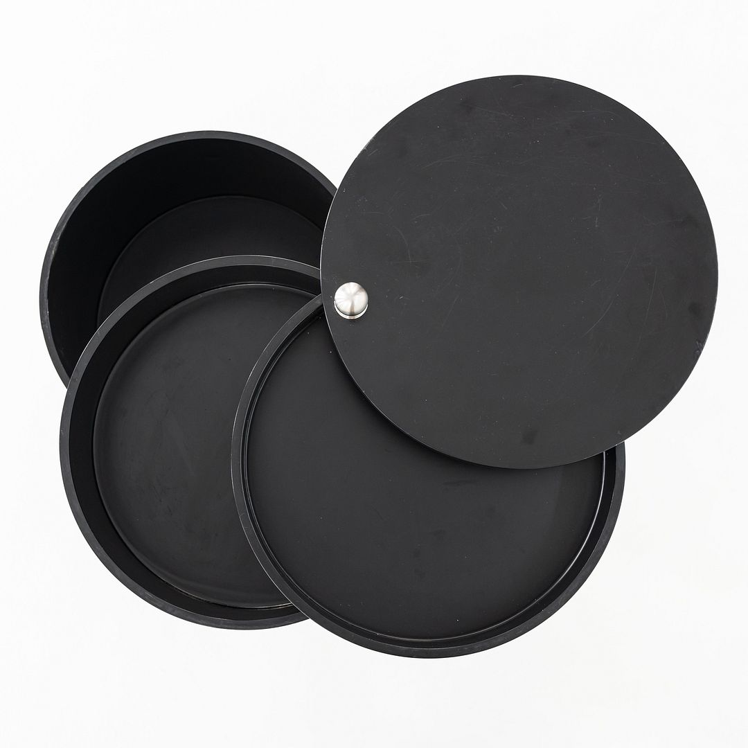 2010s Verpan Panton for Verpan Barboy Container Cart in Black Molded Wood