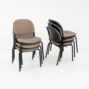 1985 Torsion Stacking Chairs by Giancarlo Piretti for Krueger International in Tan Fabric 12+ Available