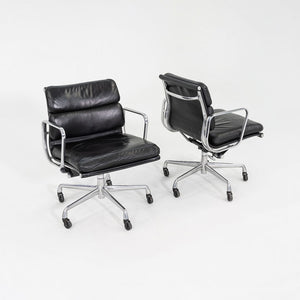 1997 Herman Miller Eames Management Soft Pad Desk Chair in Black Leather 12+ Avail