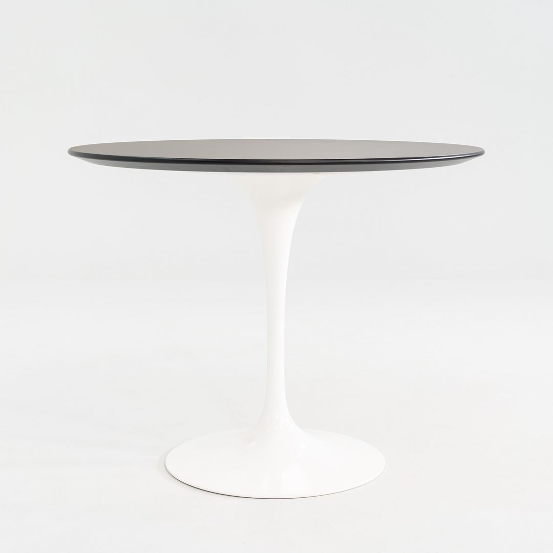 2023 Eero Saarinen Knoll Tulip Dining Table Top 35" Round in Black Laminate