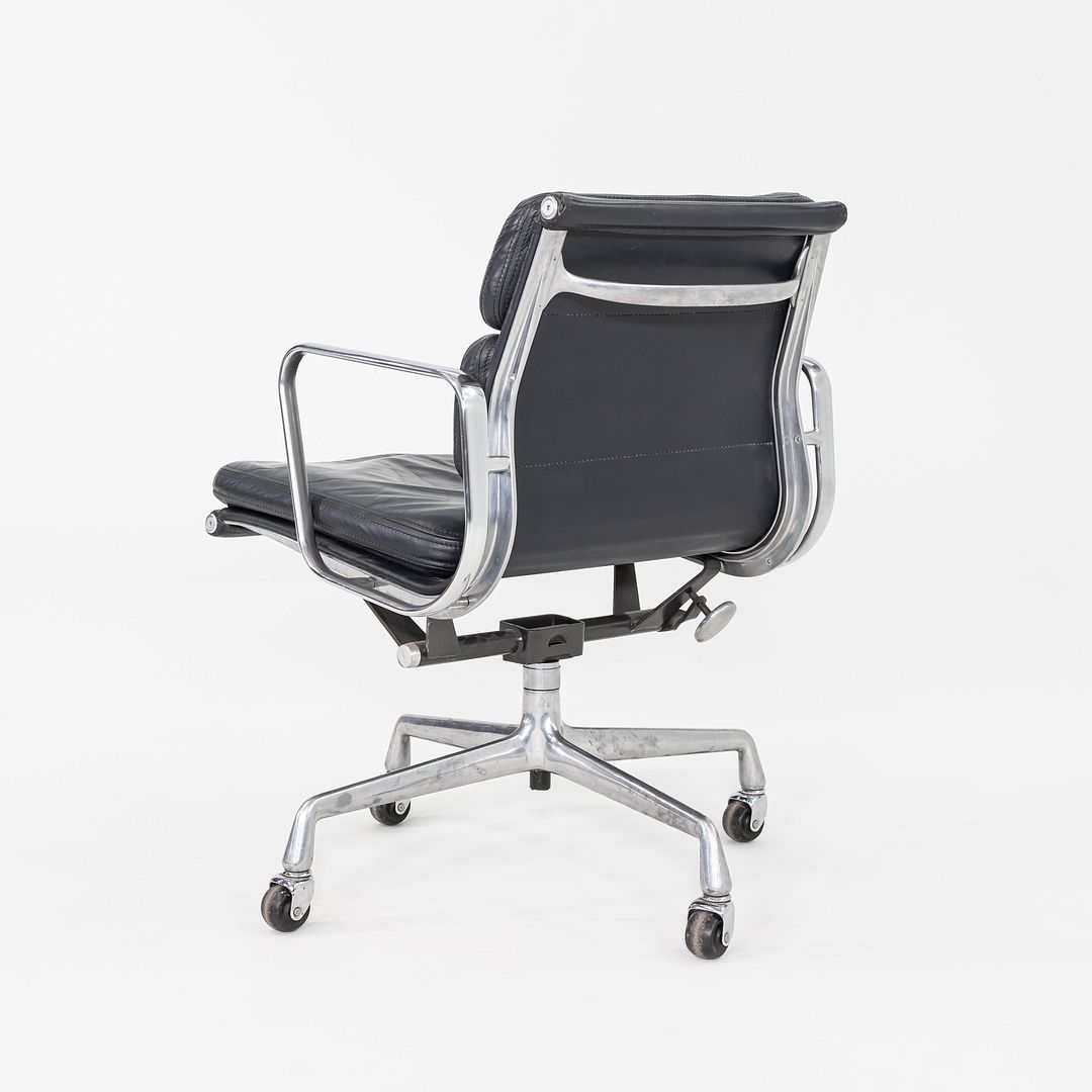 1989 Herman Miller Eames Soft Pad Management Desk Chair Black Leather 7x Avail