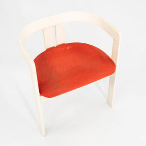 1970s Pair of Pigreco Dining Arm Chairs in Orange Tobia Scarpa for Gavina/Knoll