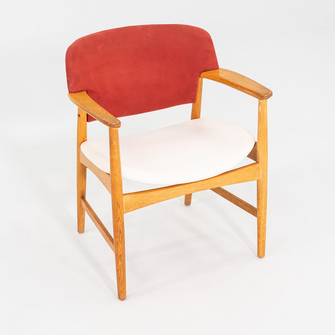 1960s Ejner Larsen and Aksel Bender Madsen 4205 Dining Arm Chair Fritz Hansen