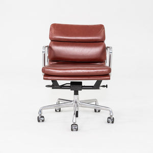 2012 Herman Miller Eames Soft Pad Management Desk Chair Rust Leather 10x Avail