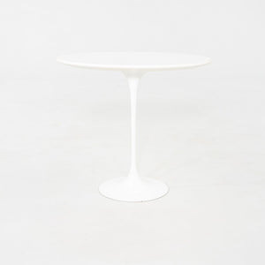 2000s Eero Saarinen for Knoll Tulip End Table with Oval Laminate Tops 2x Avail