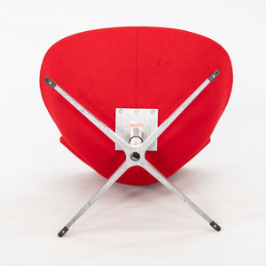 2008 Arne Jacobsen for Fritz Hansen Swan Lounge Chair in Red Fabric 3x Available