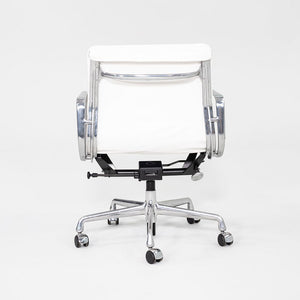 2010s Herman Miller Eames Soft Pad Management Desk Chair with White Leather