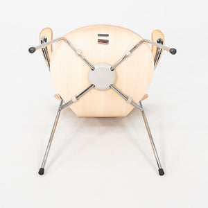 2012 Arne Jacobsen for Fritz Hansen Series 7 Dining Arm Chair Maple and Leather