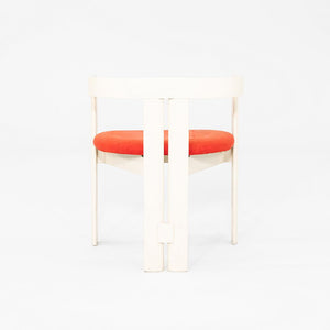 1970s Pair of Pigreco Dining Arm Chairs in Orange Tobia Scarpa for Gavina/Knoll