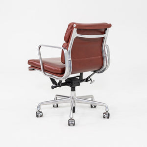 2012 Herman Miller Eames Soft Pad Management Desk Chair Rust Leather 10x Avail