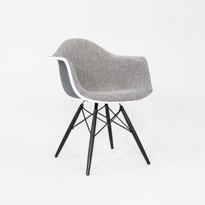 2022 Herman Miller Eames DAW Dining Chair Grey Fabric Upholstery & Eiffel Base