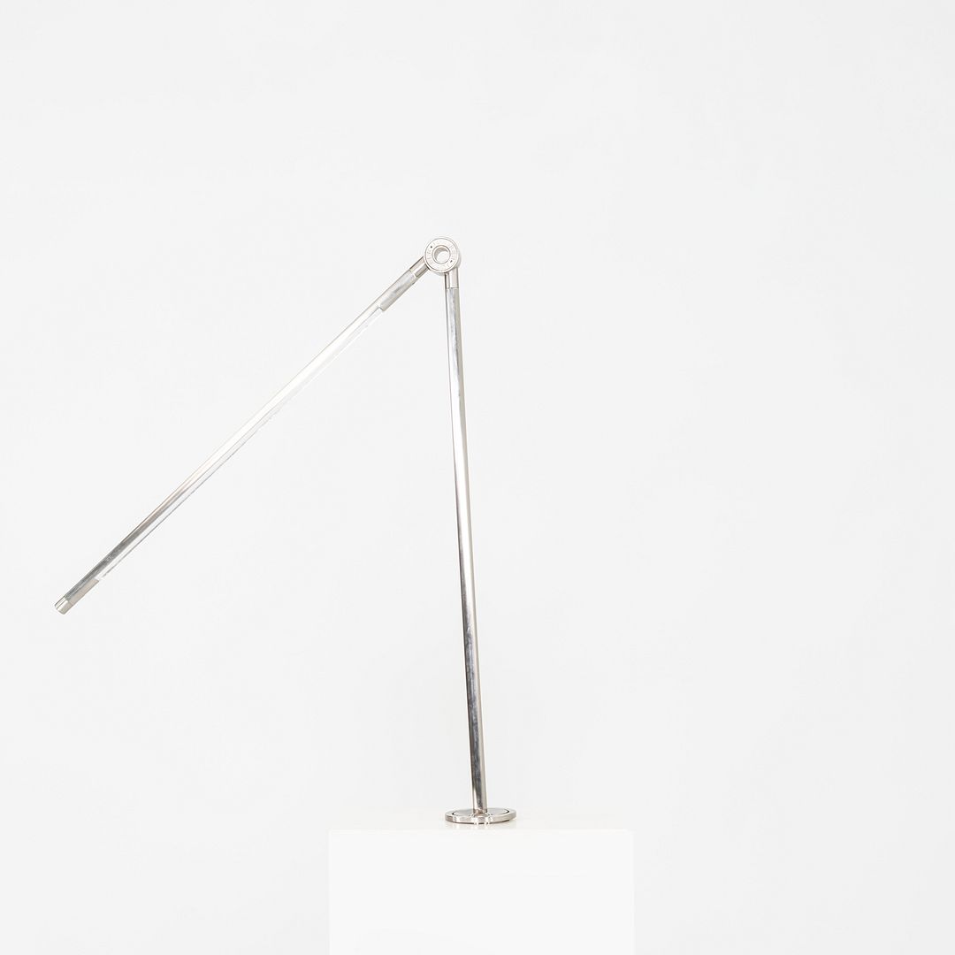 2020 Peter Bristol Juniper Thin Task Lamp w/ Desk Inset Satin Nickel 12+ Avail