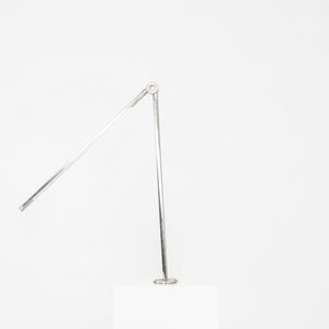 2020 Peter Bristol Juniper Thin Task Lamp w/ Desk Inset Satin Nickel 12+ Avail