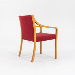 1987 Bert England for Stow Davis Dining Chair Upholstered in Red Fabric 3x Avail