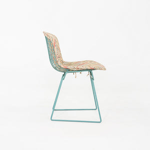 1980s Set of Six Harry Bertoia for Knoll Dining Side Chairs with Full Cushions