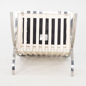 1970s Pair of Mies van der Rohe Knoll Barcelona Chairs with Stainless Frames