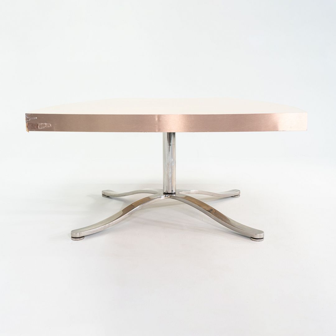 2004 Nicos Zographos Custom Conference Table in Wood with Stainless Steel Base
