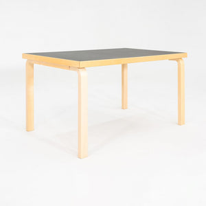 2012 Alvar and Aino Aalto for Artek Table 81B Dining Table / Desk Black 34x54"