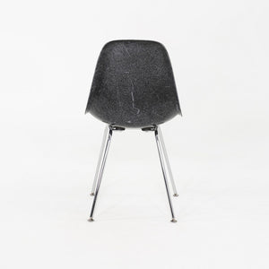 2019 Set of Six Eames Modernica Fiberglass DSX Dining Side Chairs in Black