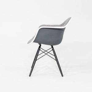 2022 Herman Miller Eames DAW Dining Chair Grey Fabric Upholstery & Eiffel Base