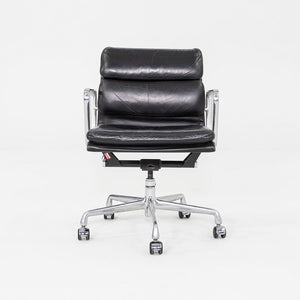 2003 Herman Miller Eames Soft Pad Management Desk Chair Black Leather 6x Avail