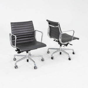 2012 Herman Miller Eames Aluminum Group Management Desk Chair in Black 10x Avail