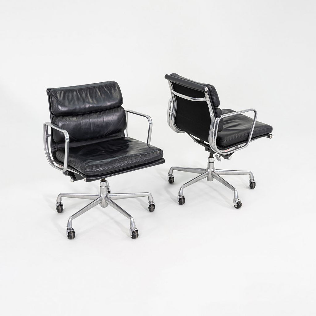 1989 Herman Miller Eames Soft Pad Management Desk Chairs in Black 13x Available