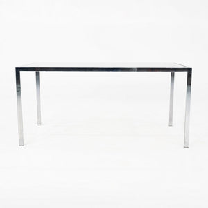 1970s Steel and Glass Dining Table Attributed to Jacob Epstein for Cumberland