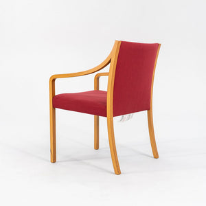 1987 Bert England for Stow Davis Dining Chair Upholstered in Red Fabric 3x Avail