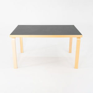 2012 Alvar and Aino Aalto for Artek Table 81B Dining Table / Desk Black 34x54"