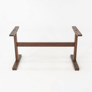 2010s Tyler Hays for BDDW Dining Table w/ Trestle Base in American Black Walnut